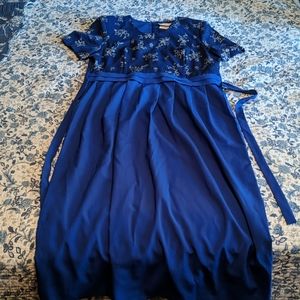 Vtg blue dress